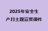 2025年安全生产月主题宣贯课件