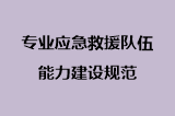 专业应急救援队伍能力建设规范