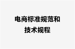 电商标准规范和技术规程（15份）